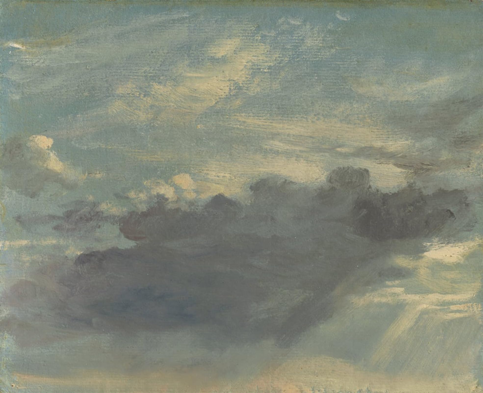 SERENDIPITP Retro Picture Poster Wall Art Pictures Painting Cloud Study by John Constable Wall Art Canvas Print for Wall Decor 60x90cm