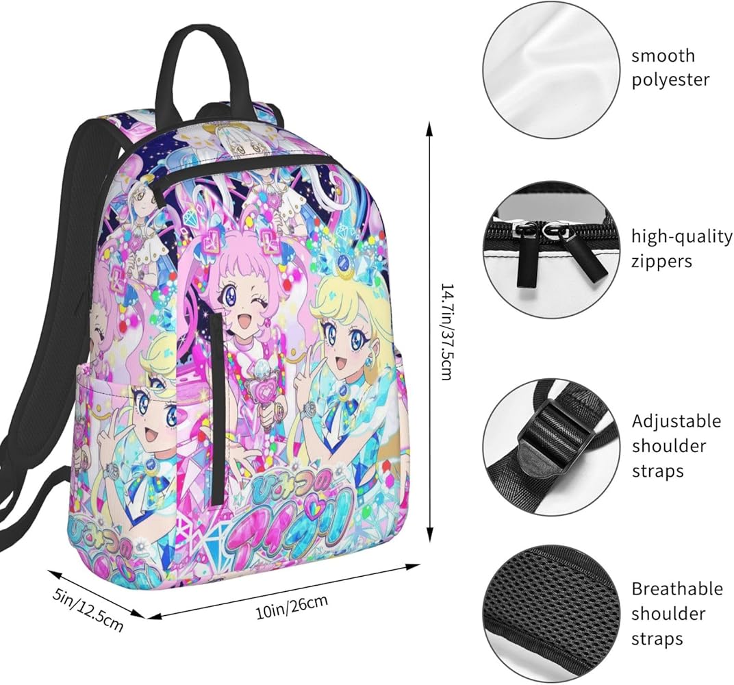 Amazon.co.jp: [KUSHOP] ひみつのアイプリ バックパック リュック