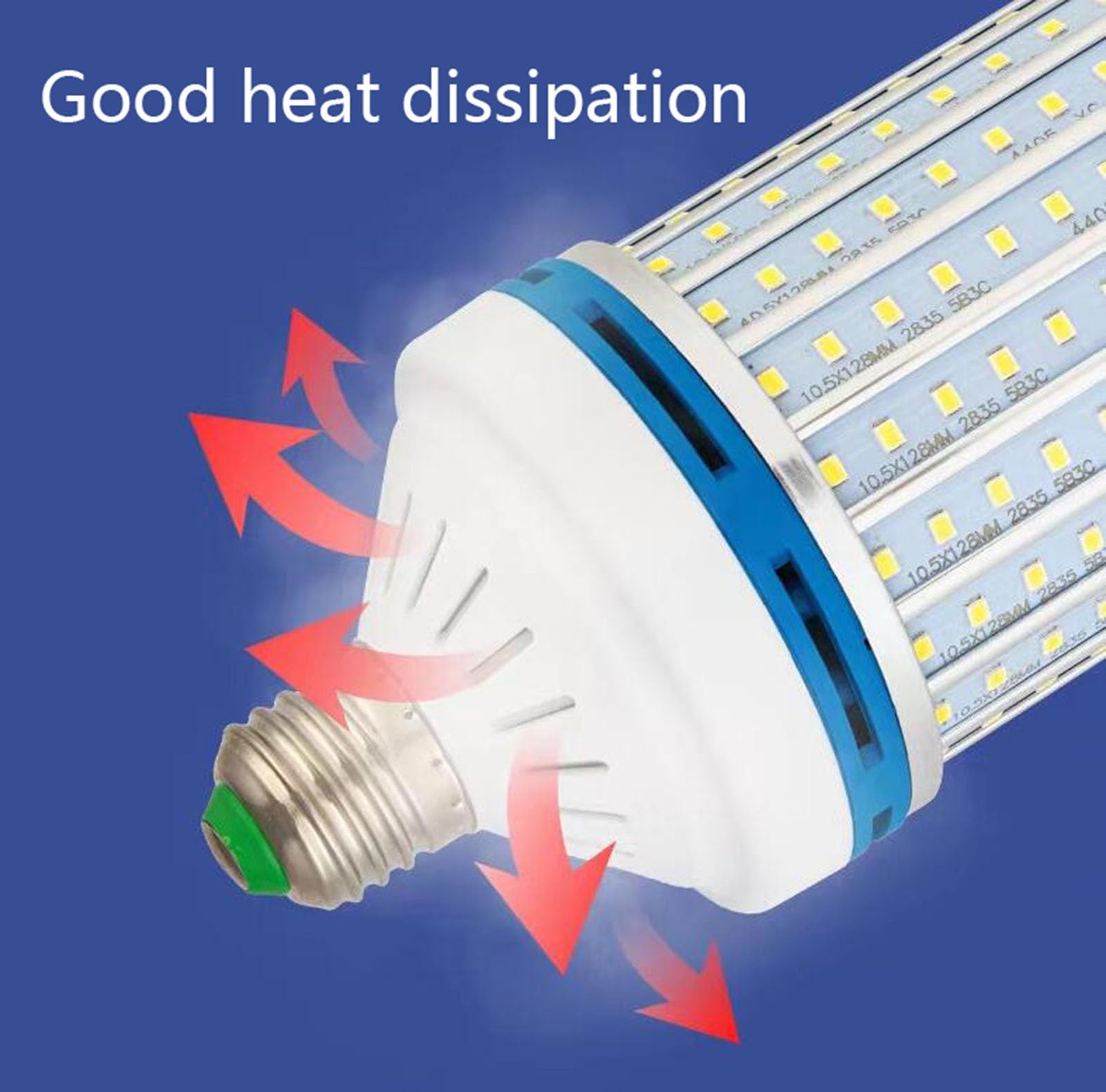 Bombilla LED E27 15w-40w Equivalente 150w-450w Iluminación Bombilla Sin Parpadeo Ahorro Energía Adecuada Para Garajes Interiores Fábricas Almacenes Estacionamientos(E27 30W warm white 3000K,4pcs)