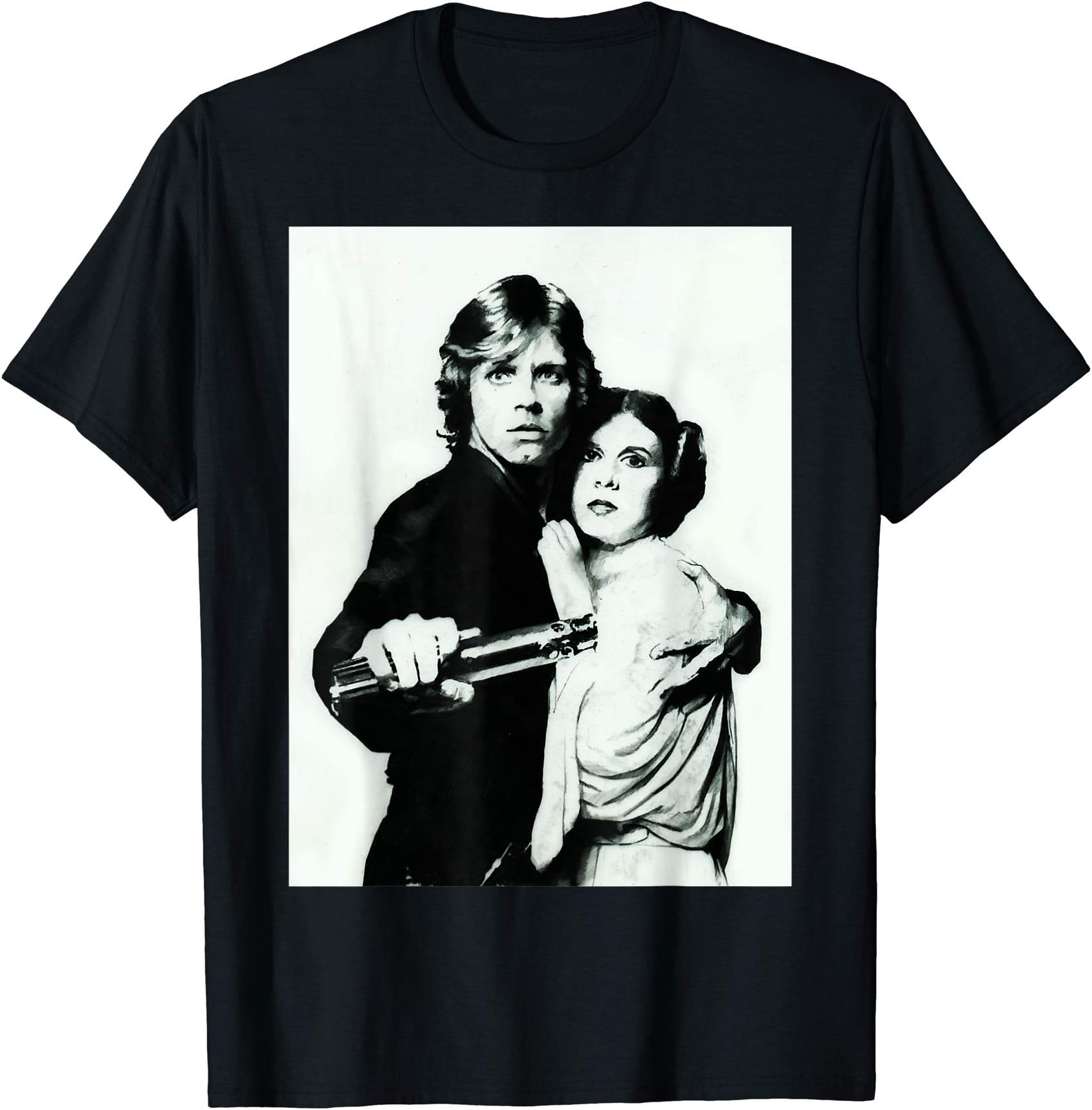 STAR WARSLuke Skywalker Princess Leia Twins Graphic T-Shirt T-ShirtOEKO-TEX STANDARD 100