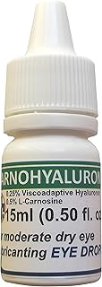 Lubricating Gel Eye Drops 15ml With Hyaluronic Acid 0.25% & L-Carnosine For Pets Cat&Dog Moisturizer Soothes Dryness And Irritation & Itchy, Daily Use To Relieve Dry Eyes & Сataract, Artificial Tears