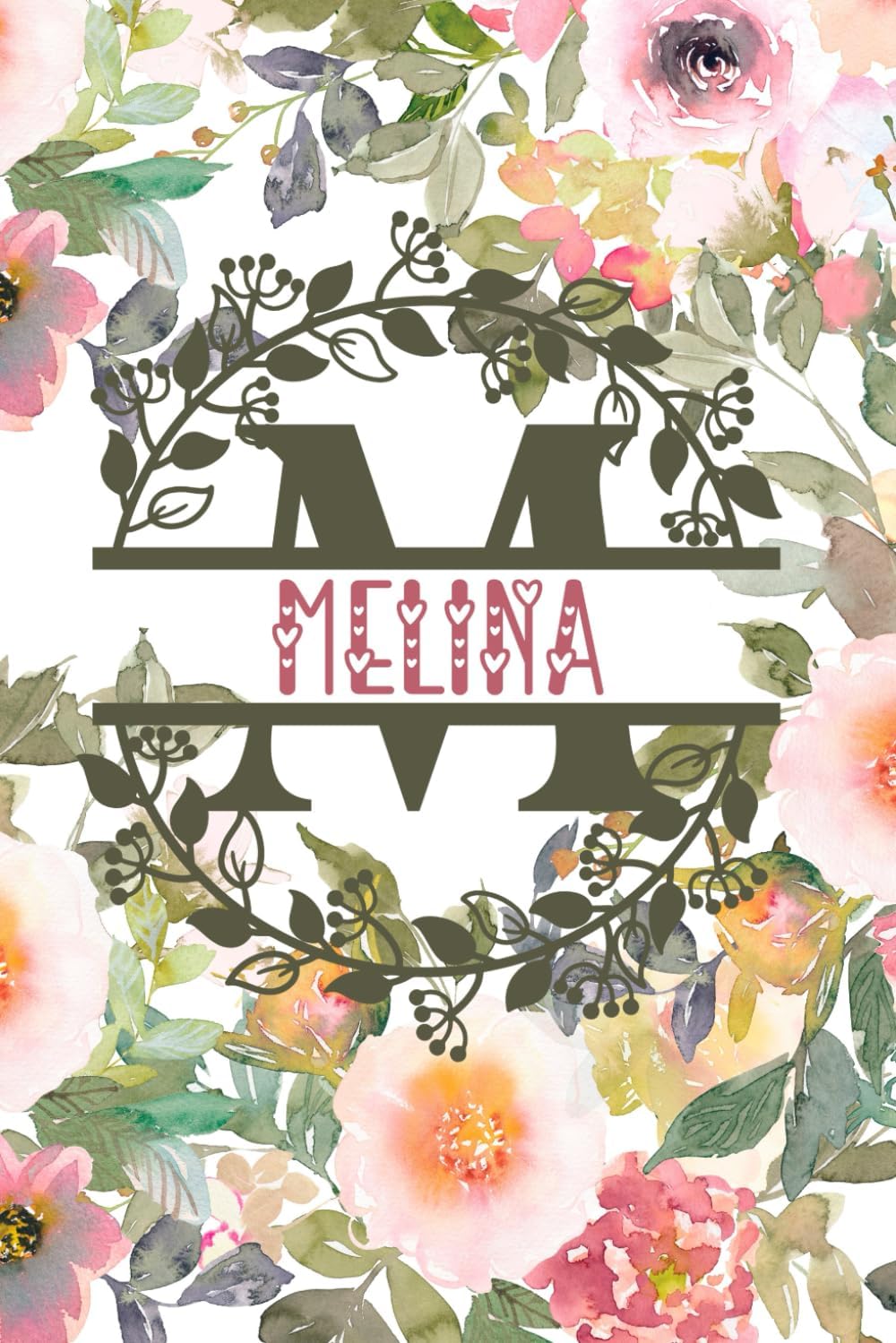 Melina: Personalized To Do List Notepad with Elegant Floral Design Cover. 120 Pages of Practicality and Charm. The Perfect Melina Name Gift, Lined ... Goals. Enhance Your Efficiency and Style