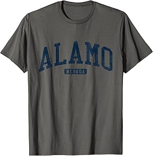Alamo Nevada NV College University Style Blue T-Shirt