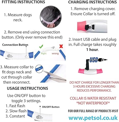 petsol led collar