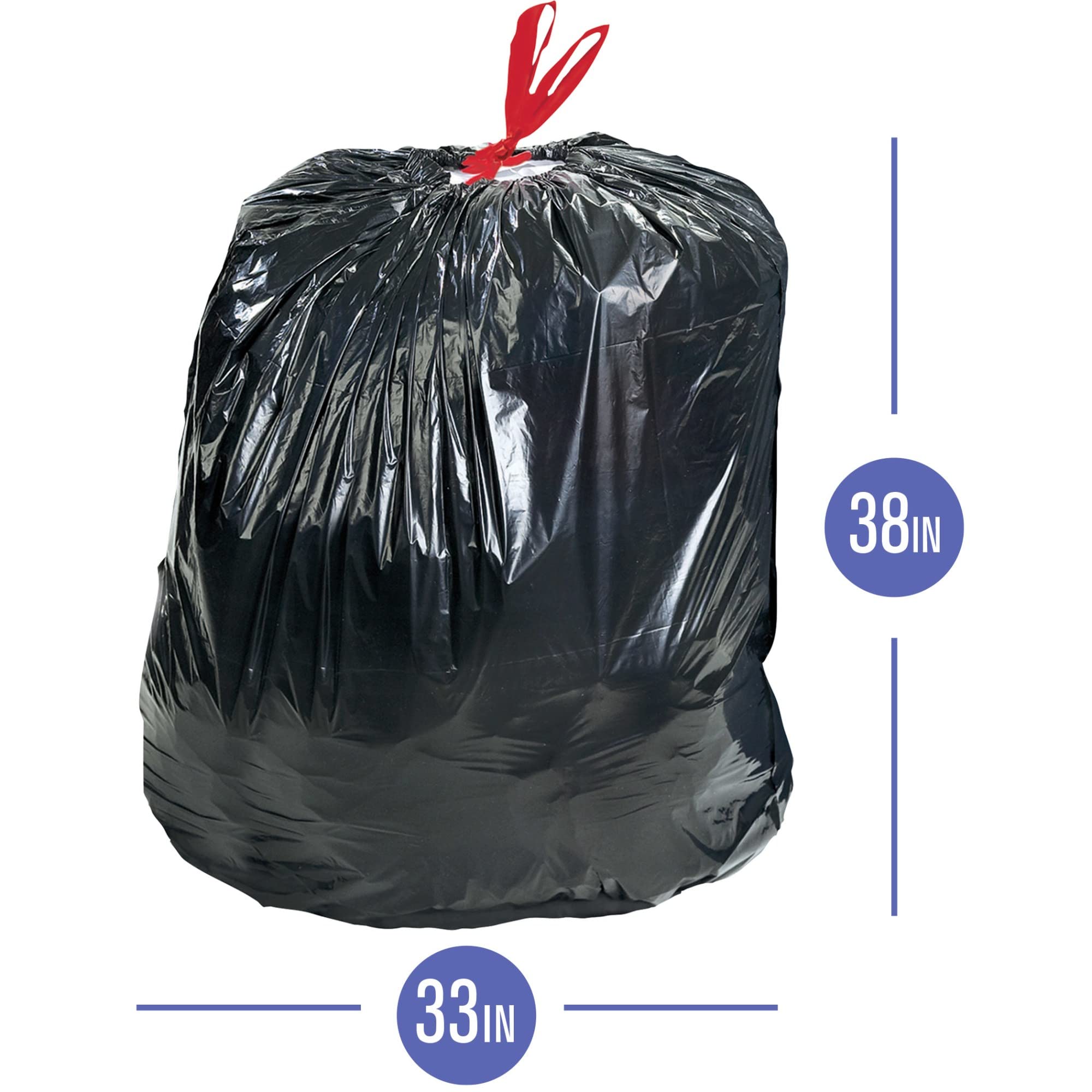 Highmark Trash Bags, 33 Gallons, Box Of 70, DP00544