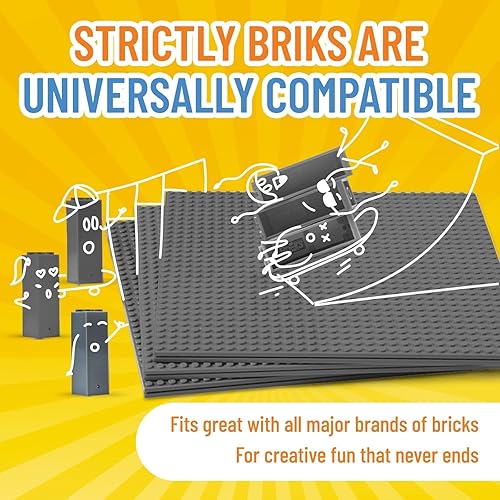 Vista 32 de Estrictamente Briks, torres de ladrillos de 10 x 10 pulgadas. Azul Verde Rojo Amarillo