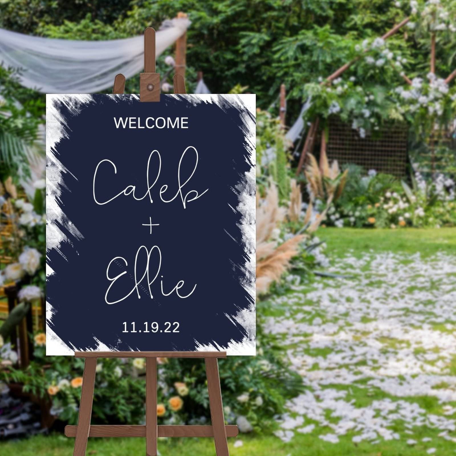 Panneau de bienvenue fete prenatale a personnaliser pour celebrer l'arrivee de bebe ensemble