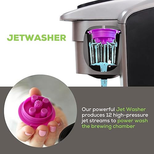 Miniatura 8 de PERFECT POD Descalcificador de cafetera de una sola porción (paquete de 2, 2 usos por paquete). Compatibilidad universal. Funciona con cafeteras