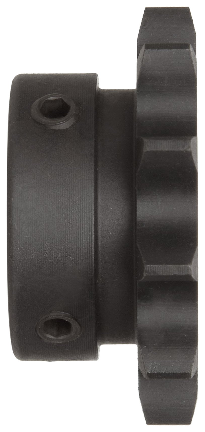 Martin Roller Chain Sprocket, Hardened Teeth, Bored-to-Size, Type B Hub, Single Strand, 40 Chain Size, 0.5