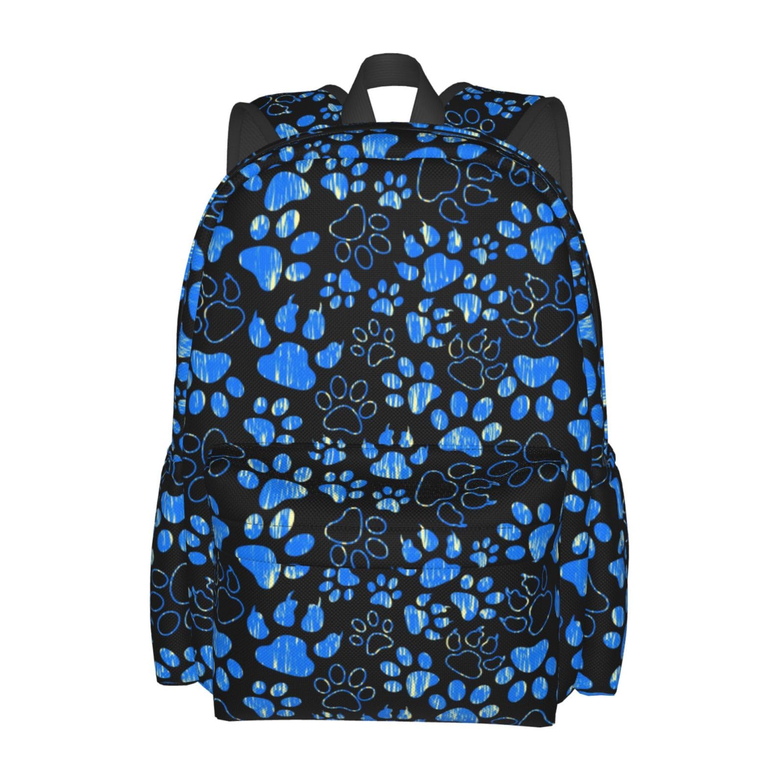 Nmbvcxz Paw Print Backpack for Women 16.9 inch Travel Casual Laptop Backpack Lightweight Waterproof Hiking Daypack