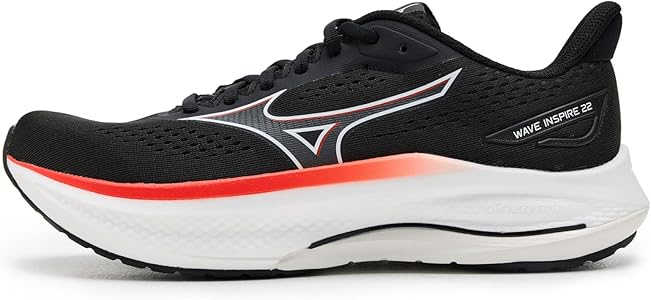 Amazon.com | Mizuno, Mens, Wave Inspire 22, Black/Shade, Men 7