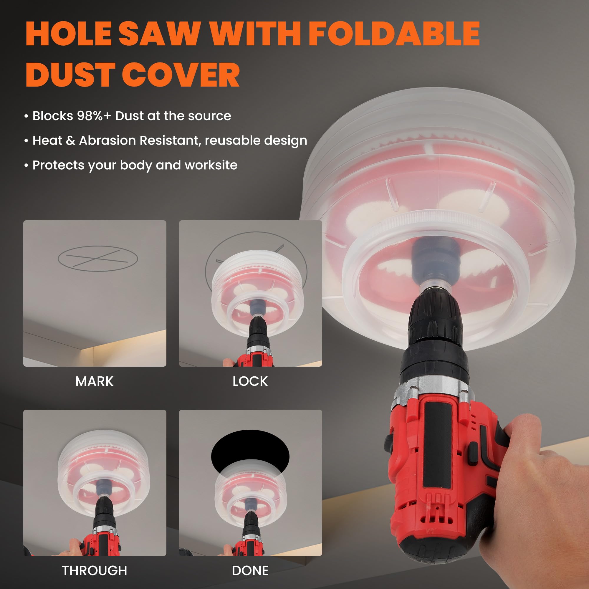 HSS Bi-Metal Hole Saw - 82.5mm (3-1/4 Inch) -9