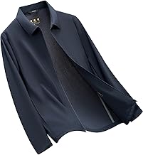 Men's Summer Jacket, Thin, Cooling, UV Protection, Magnetic Pockets, Summer Clothes, Ice Silk, Outerwear, Stretch, Quick Drying, Tailored, Breathable, Lightweight