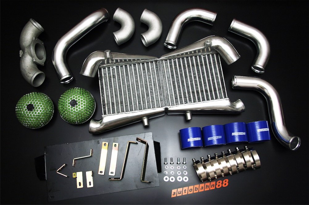 Amazon.com: Autobahn88 Front-Mount Intercooler Complete FMIC Kit