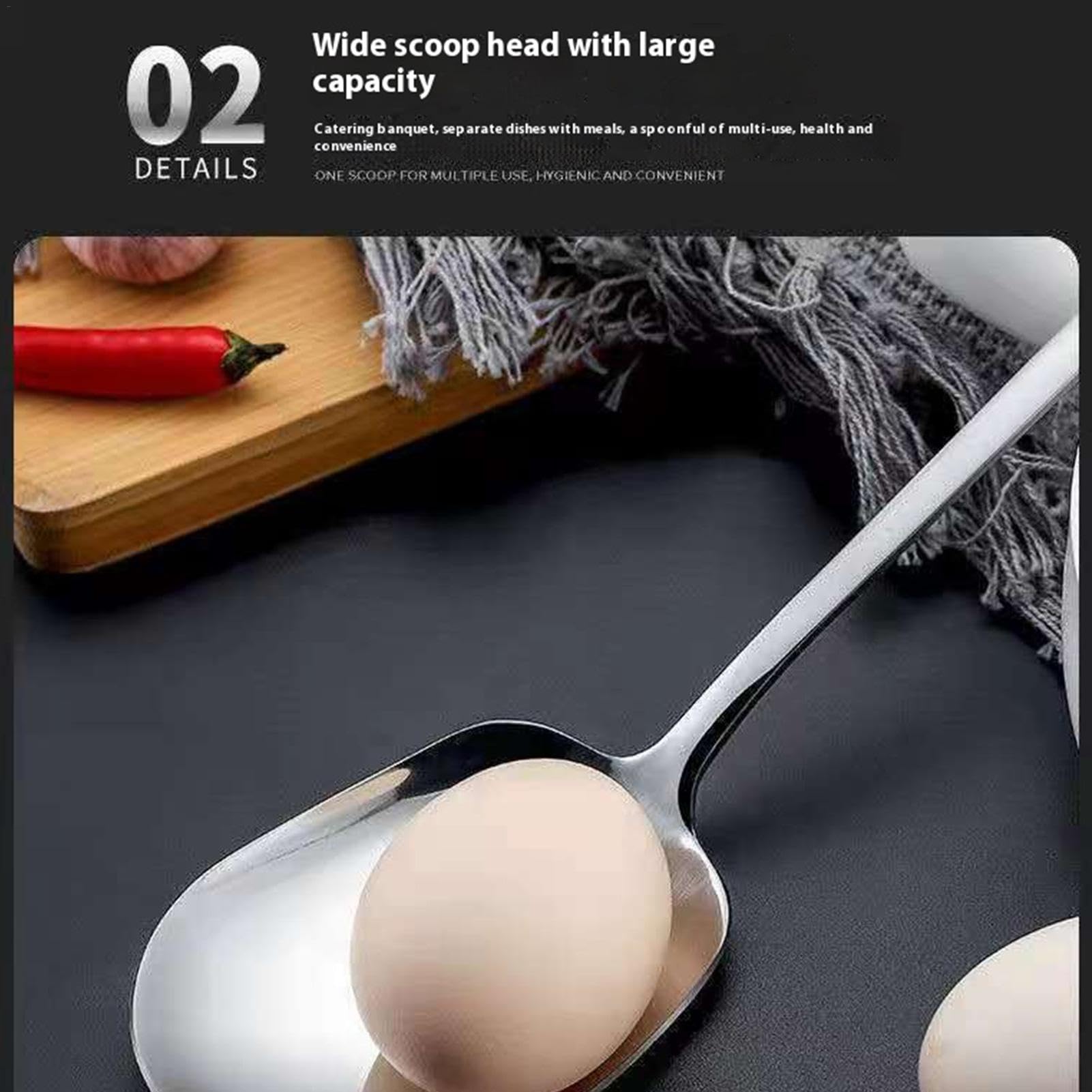 Amazon.co.jp: S-DEAL ステンレス鋼、食べ物を提供するための大きな