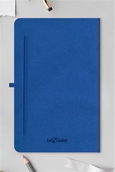 LE COLOR Tarihsiz Klasik Defter Rec Note 13x21 Çizgili Mavi