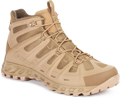 AKU Mens Selvatica Tactical Mid GTX Multi-Purpose Durable Lightweight Breathable Flexible Comfortable Ankle-High Laced Boots