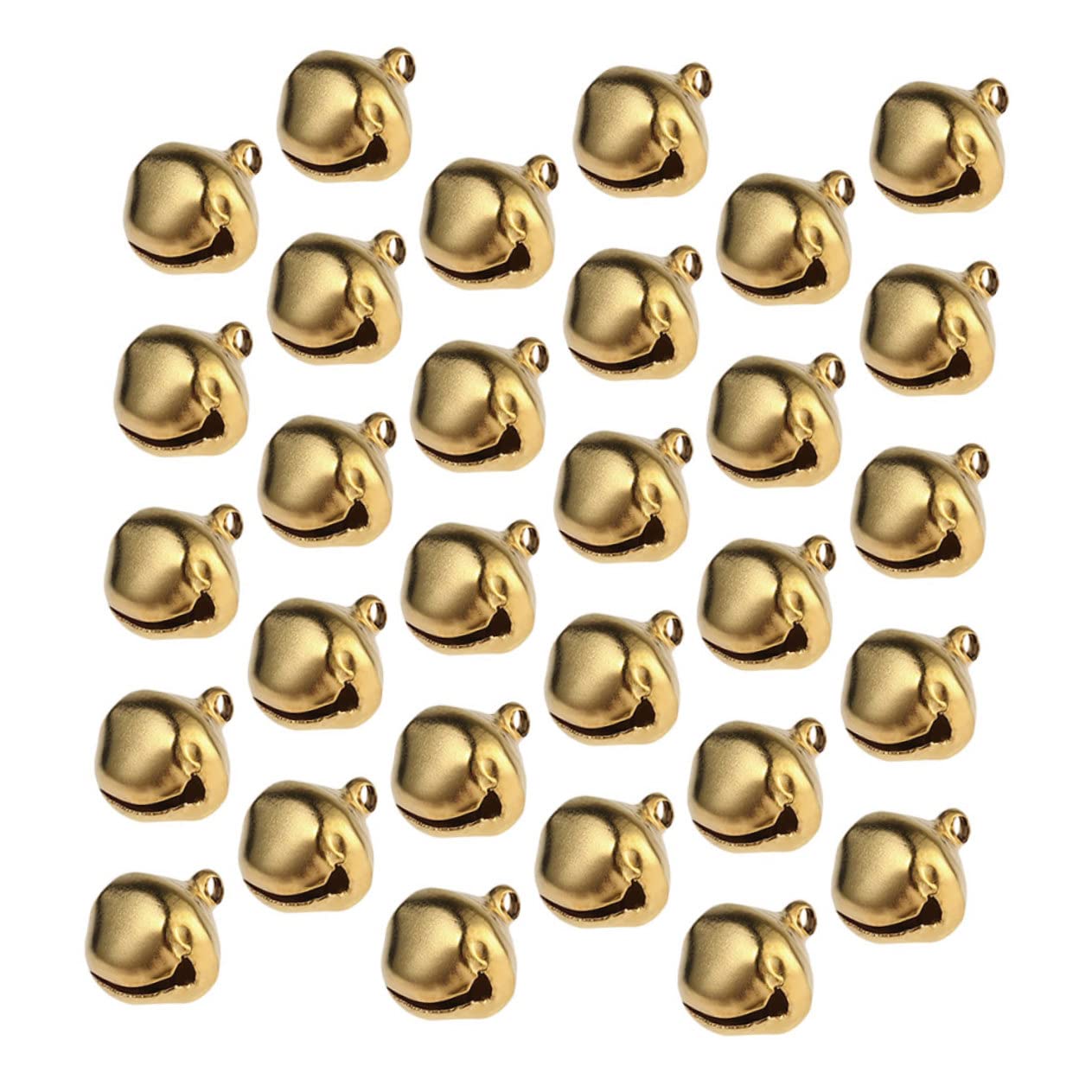 Alipis 200Pcs DIY Christmas Bells Hollow Craft Ornaments for Tree Decoration Wedding Party Supplies and Holiday Decor Jingle Bells for Festive