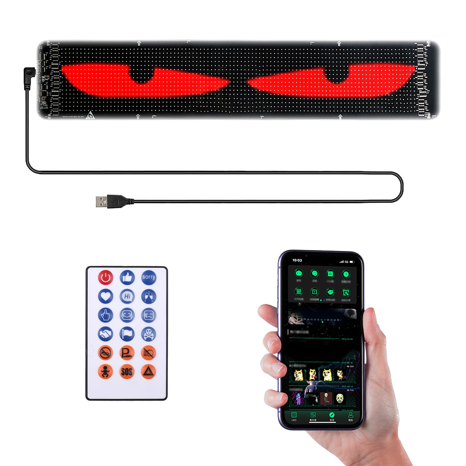 Luz colorida para coche programable ideal para concentraciones y rutas nocturnas 8