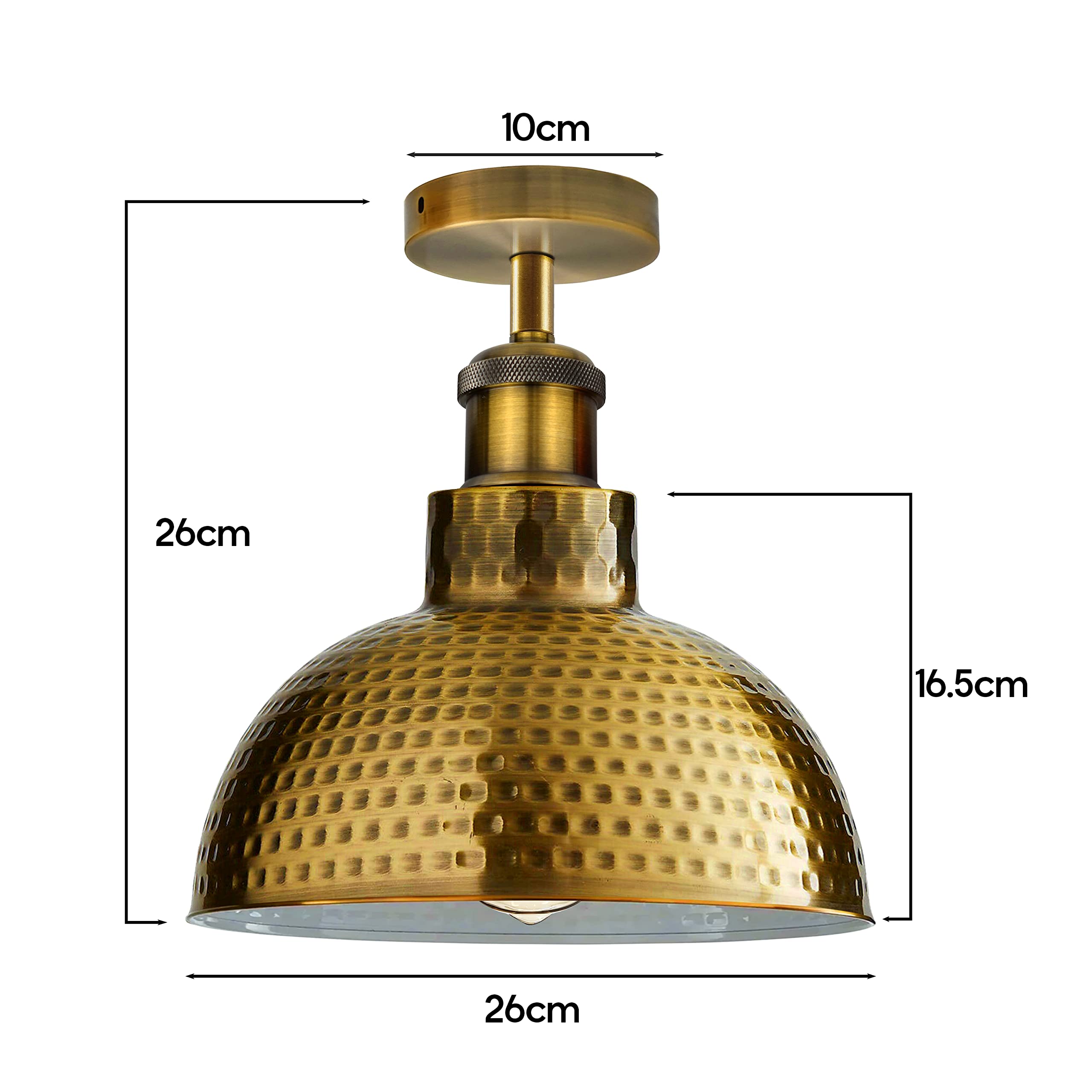 Plafoniera Da Soffitto Vintage In Ceramica E Metallo Elaine Ferroluce - Foto 10