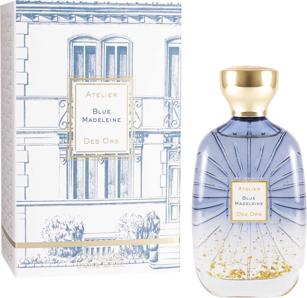 Atelier Des Ors Blue Madeleine Eau De Parfum Spray, 3.3 Ounce (Unisex)