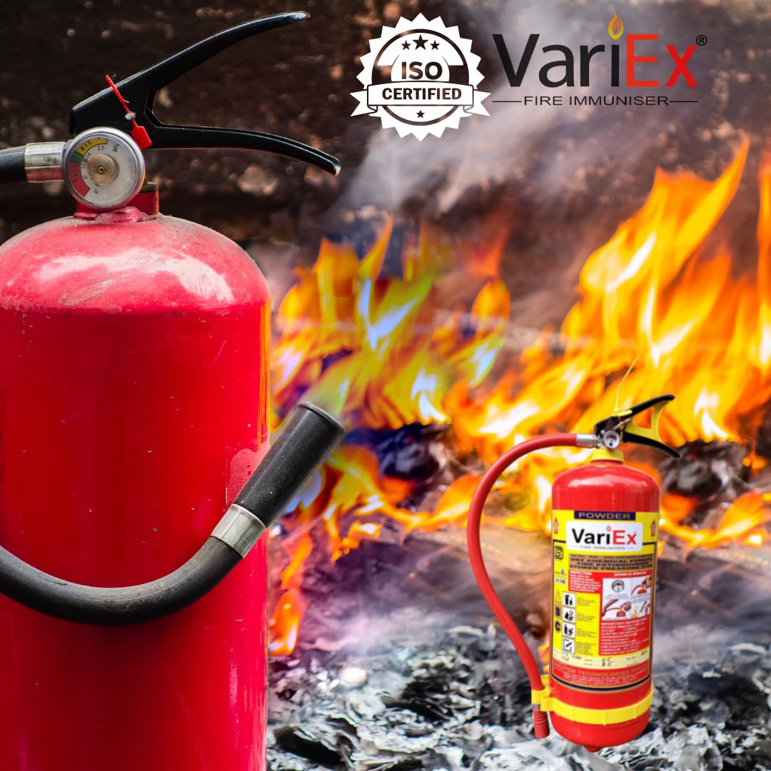 VariEx ABC Powder Type Fire Extinguisher, 4Kg Capacity - Image 4 thumbnail