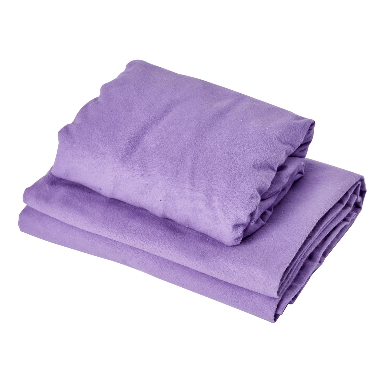Master Massage 3-Piece Cotton Flannel Massage Table Cover Set – Purple Sheets for SPA Beds and Beauty Salons, Includes Table Cover, Face Cushion Cover, and Table Sheet