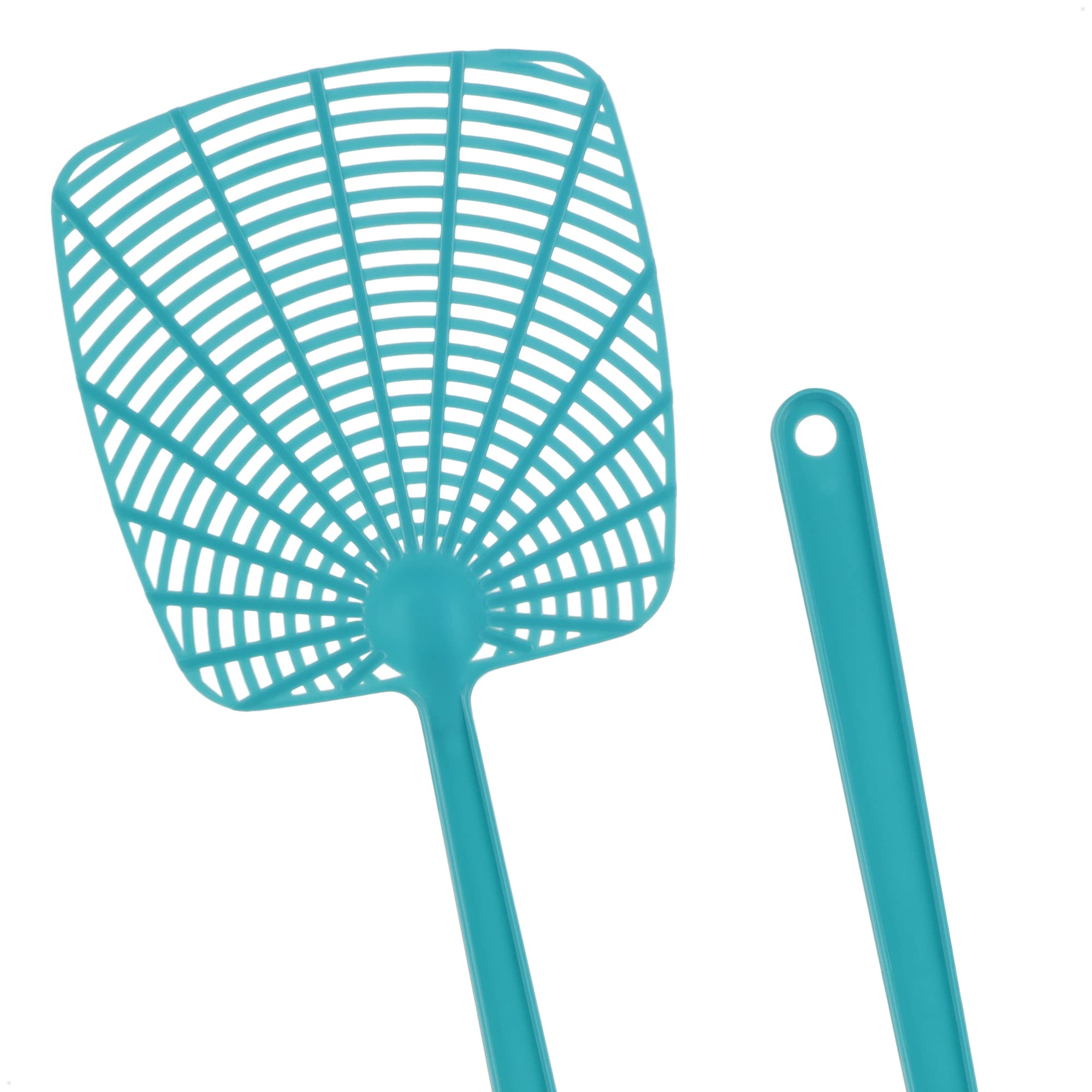 COM-FOUR® tapette à Mouches 6X en Plastique - insectifuge - antiparasitaire aux Couleurs Vives - Anti-Moustique léger et Flexible (06 pièces - 44,5 cm)