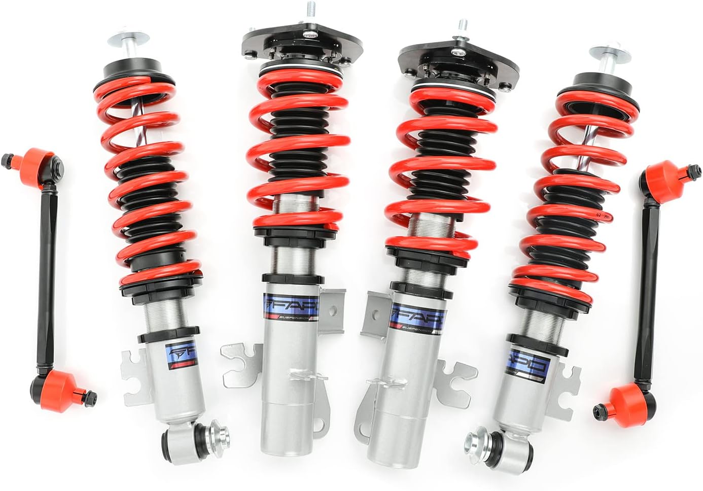 FAPO Coilover for Mini Cooper Hatch R55/R56 2006-2013, for Mini Convertible R57 2009-2015 Adjustable Height Mono-Tube Shock Suspension Strut Lowering Kit
