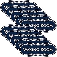 Vista 31 de Letrero de diseñador para habitación con cera (plata cepillada) - Pequeño paquete de 1