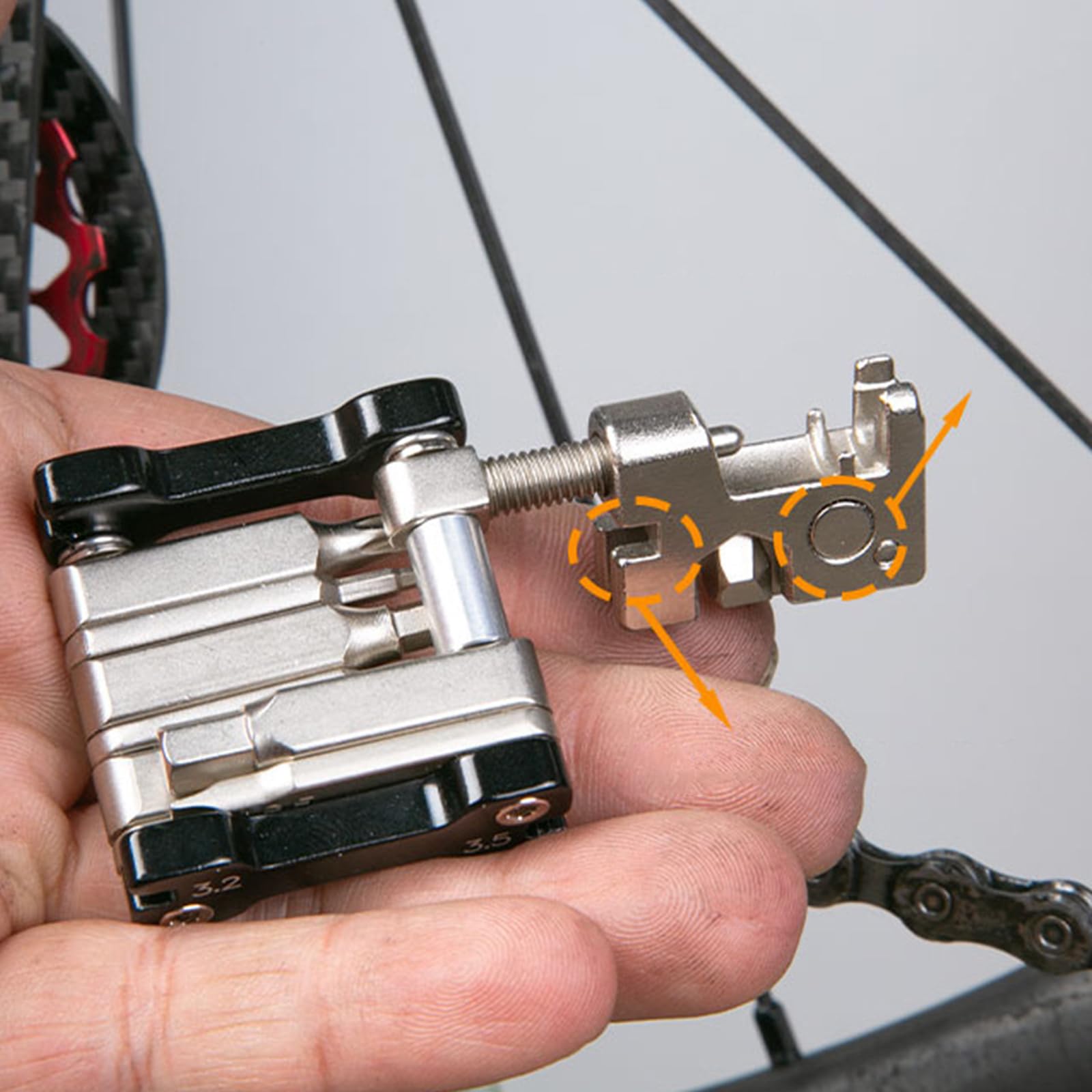 KAIXINXIN Multifunctional Cycling Tool Maintenance and Repair Multitool with Storage Case Bicycles Tool Kits for Mountain Bicycles