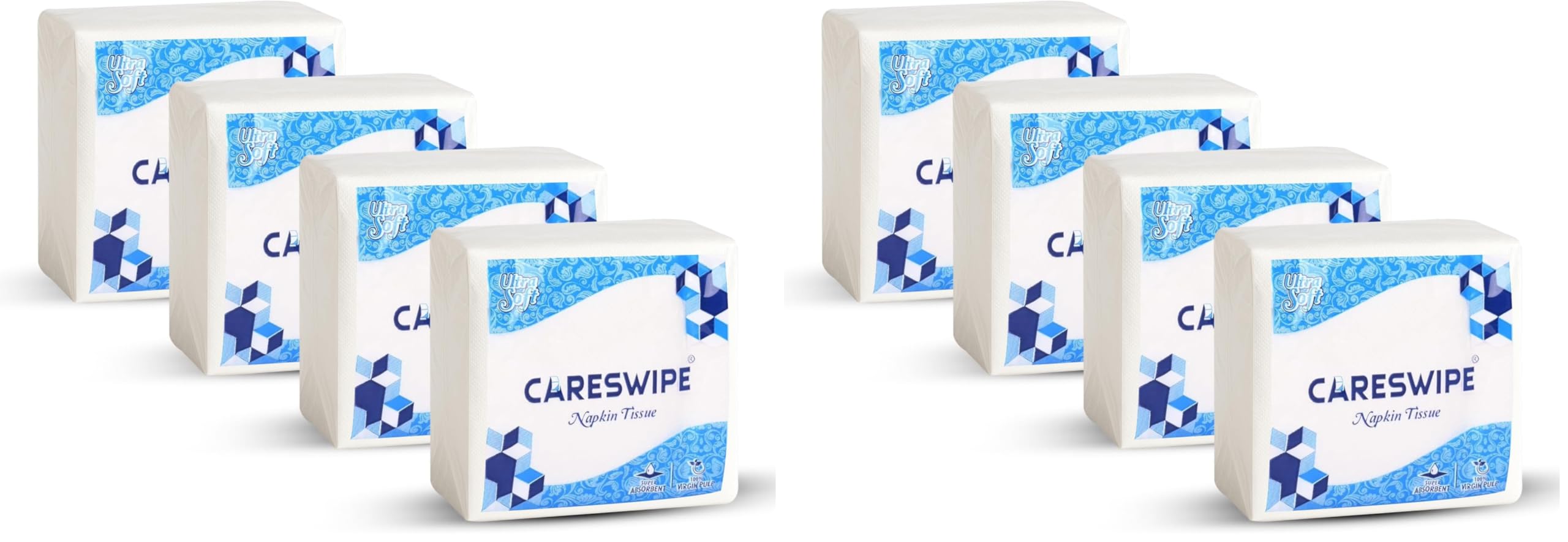 Soft Paper Napkins - 400 Sheets | Careswipe -8