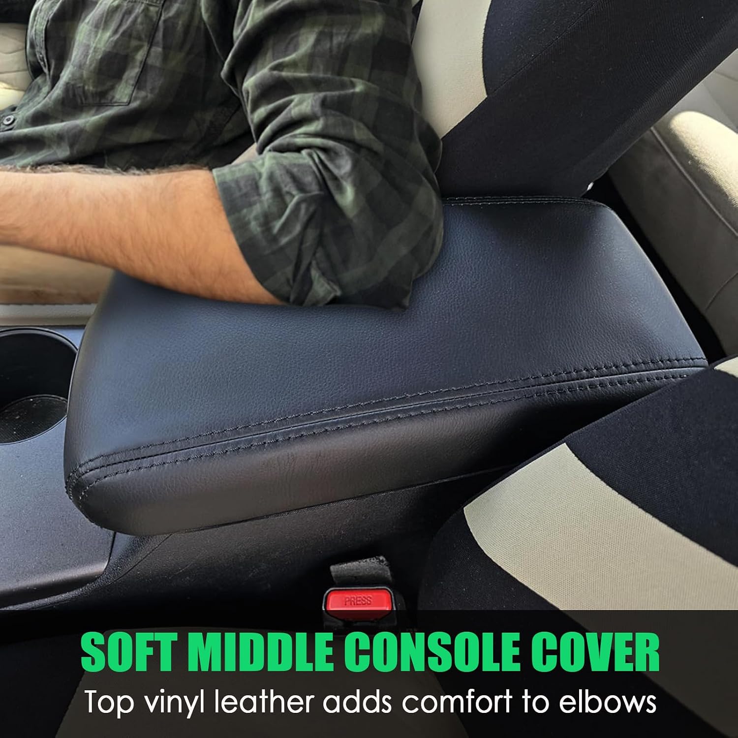 Center Console Armrest Cover for Kia Optima 2011-2015 Accessory image 5