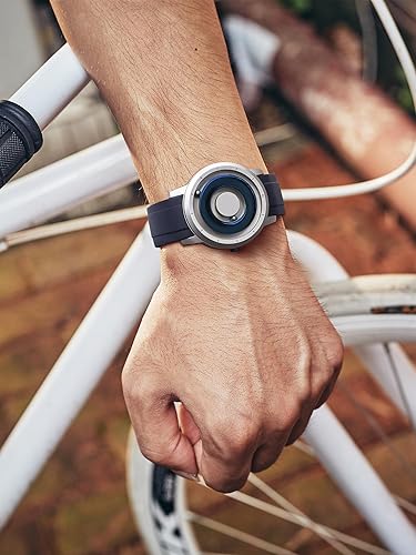 Miniatura 2 de EUTOUR Magnetic Watches for Men 5ATM 40MM Specular Dial Quartz Magnet Watch with Ball Bearings and Silicone Watch Bands Ideas for Men Unique Men's