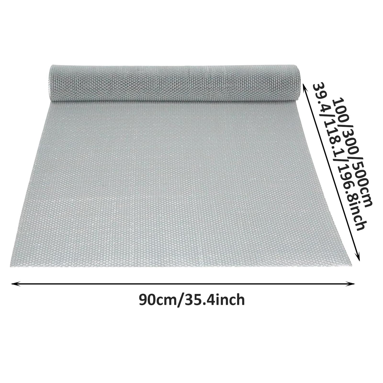 Tappetino antiscivolo in PVC per drenaggio, commerciale, per interni ed esterni, per aree umide, ideale per piscine, bagni, cucine, ristoranti, stile rotolo