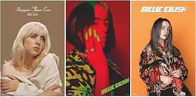Amazon.com: Billie Eilish - Happier Than Ever, Photo, & Red