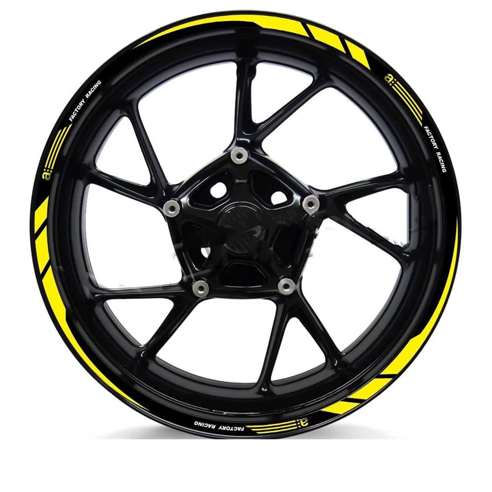 Motorcycle Wheel Rim Sticker Stripe Decal for Aprilia for Racing for Tuono V4 1100 RSV4 RS150/250/660 GPR APR Wheel Rim Sticker(Color10)
