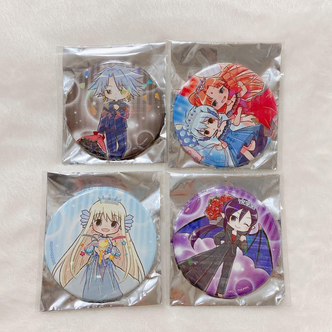 ぴちぴちピッチ グラフアート ホログラム缶バッジ お祝い 4個セット