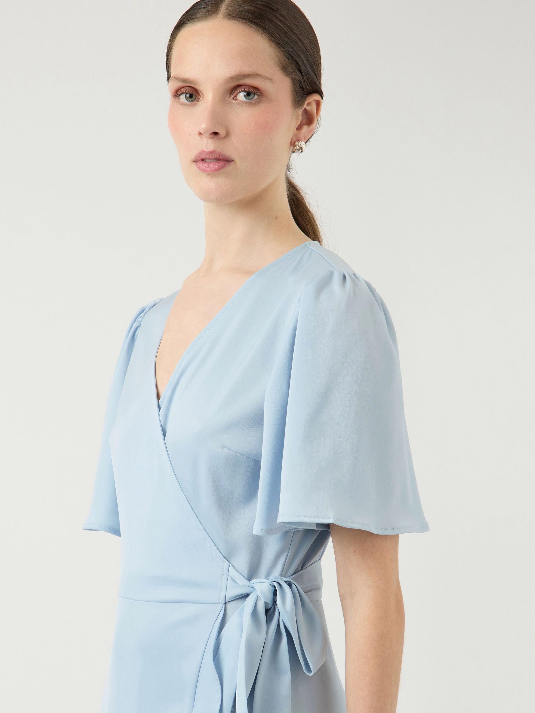 YAS Yasthea 2/4 Midi Wrap Dress S. Noos Donna