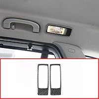 Vista 4 de Pegatinas de fibra de carbono suave para lámpara de lectura, para BMW X5 E70 X6 E71 2008-2013 (fila trasera)