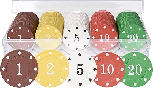 Miniatura 7 de Fichas de póquer, fichas de póquer profesional, juego de fichas de póquer de denominación, juego de fichas de póquer Texas Hold, fichas de póquer