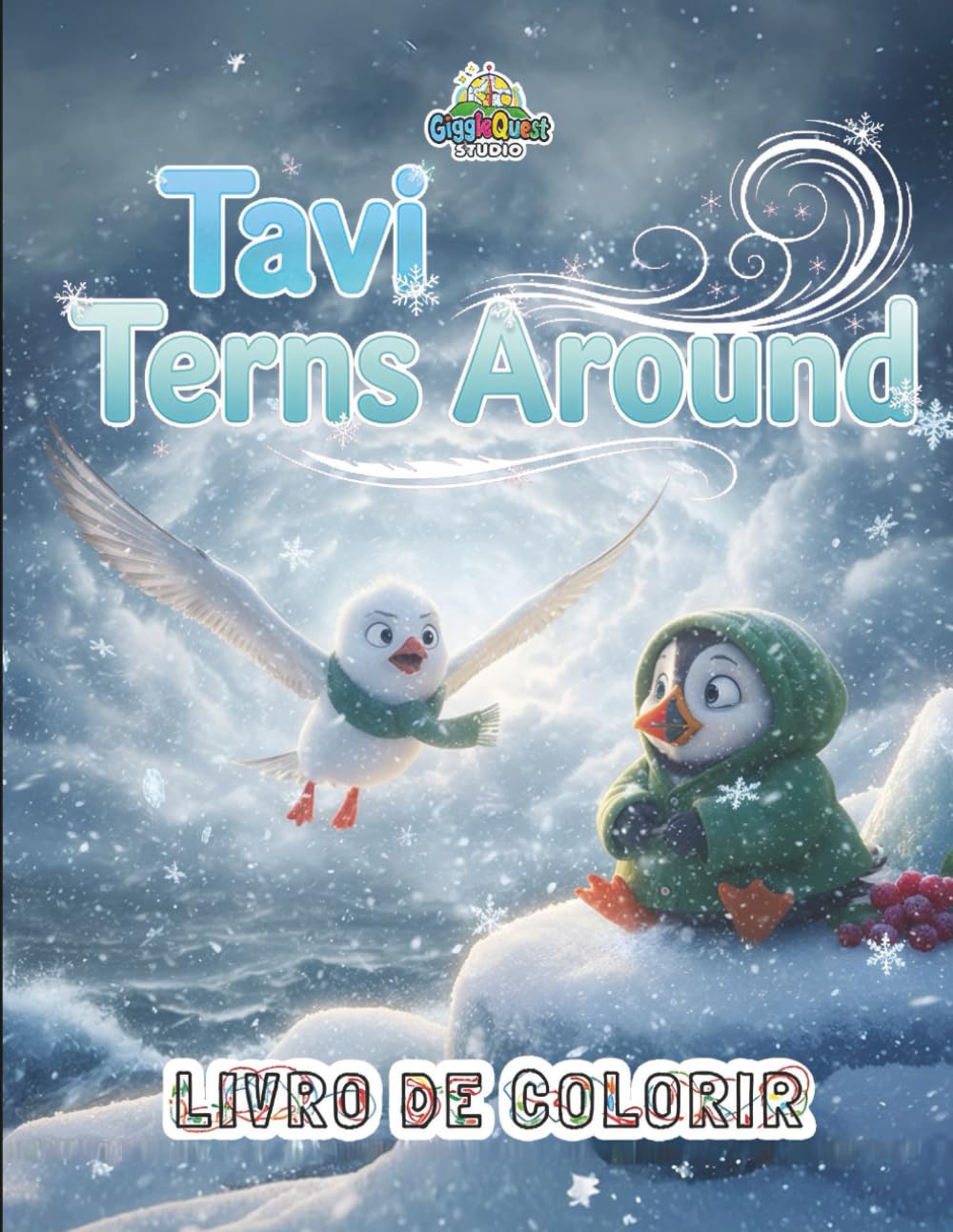 Tavi Terns Around: Livro de Colorir | GQ05 (Companheiros dos Livros de Colorir GiggleQuest)