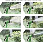 Tige de jardin extensible (16FT à 50FT) avec 7 Function Spray Buse,Functional Garden Hose Spray Gun,Garden Sprayer pour l'arrosage des plantes,Lave-autos ou animaux de compagnie