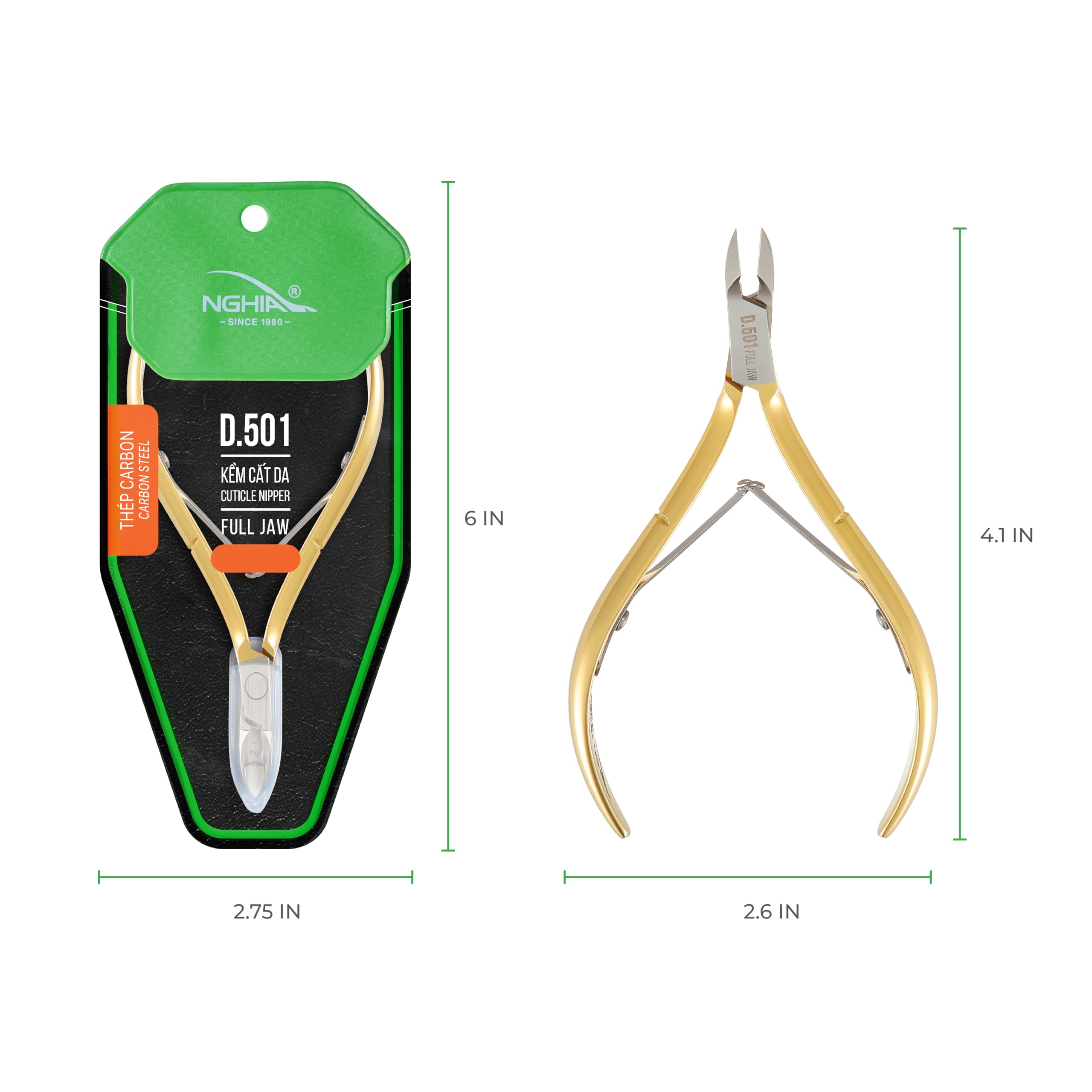 Amazon.com: Professional Hard Steel Cuticle Nipper - D-501