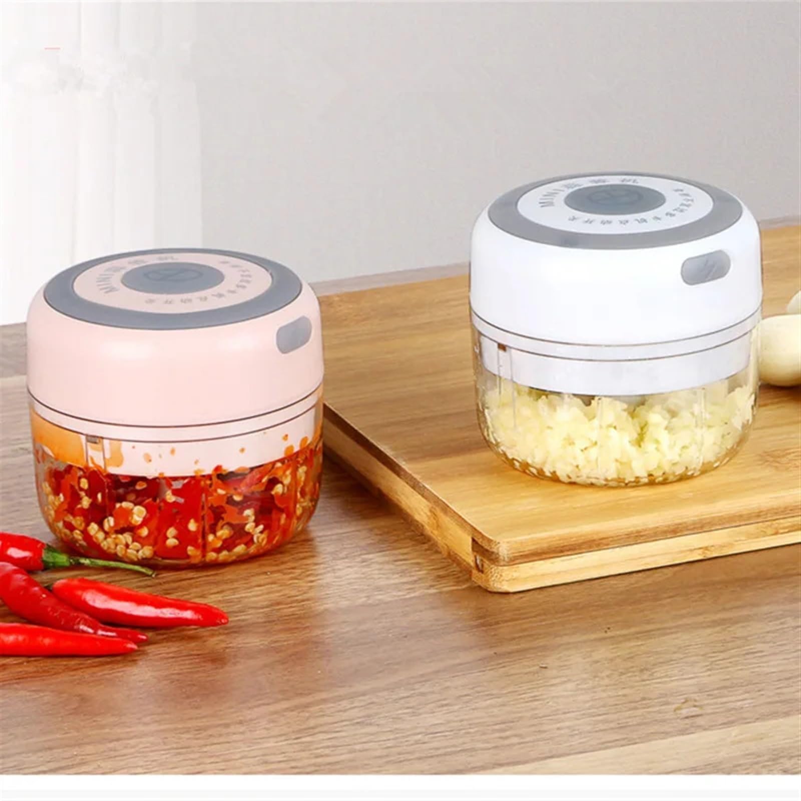 grattugia Mela Elettrico Chopper Alimentare 100/250ml Mini USB Senza Fili Elettrico Aglio Schiacciatore USB Aglio Schiacciatore Cucina Frutta Verdura Gadget Strumento (Color : A-Green-250ML)