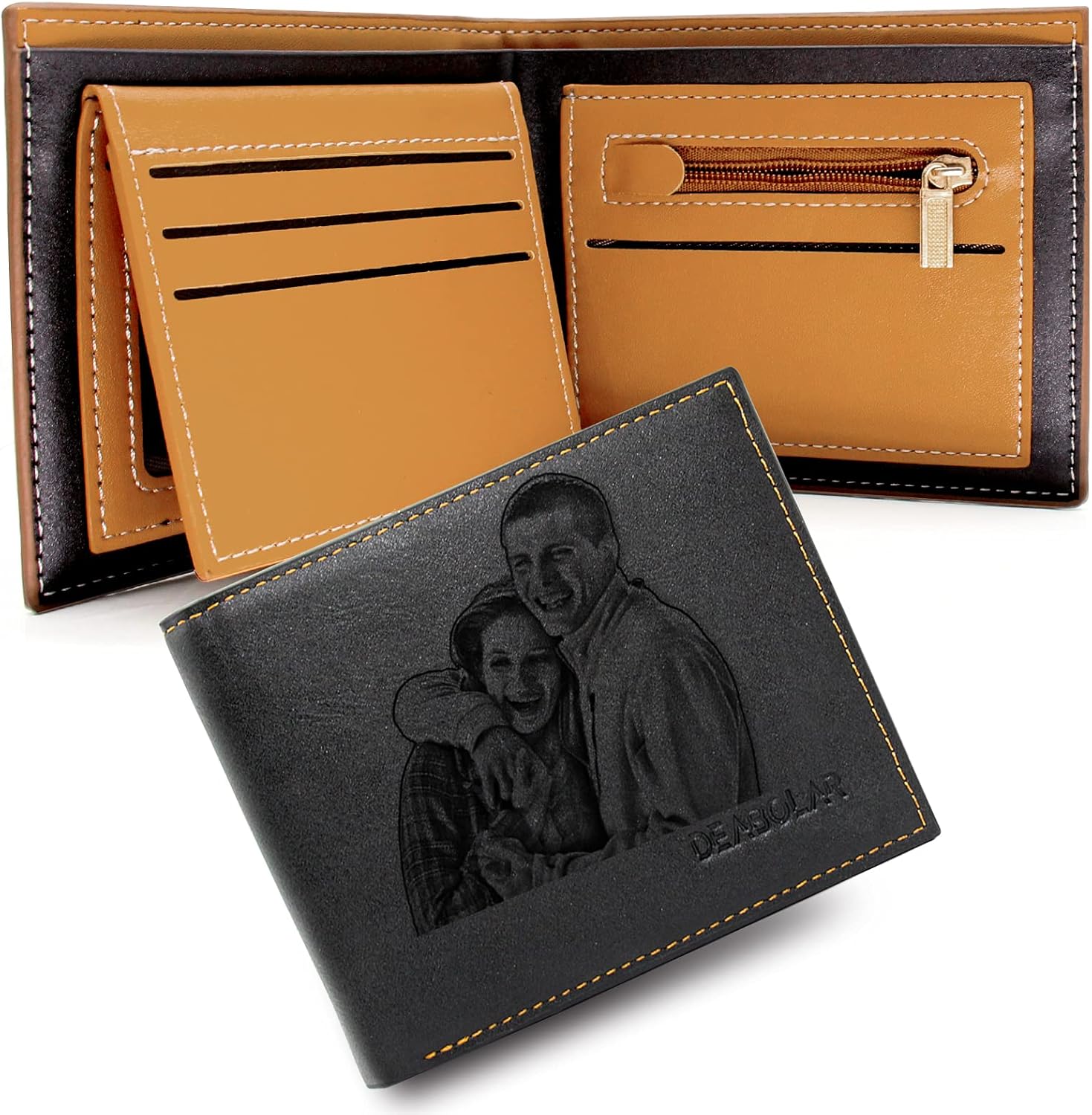 Kulit Buaya Cartera Cuero Cartera De Cuero Grabado