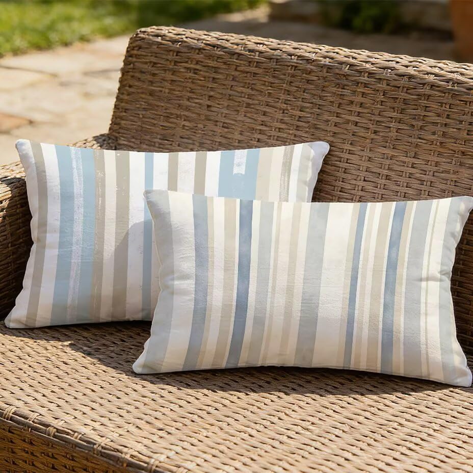 Housses de coussin de jardin 70x90 pour canapé de patio et terrasse