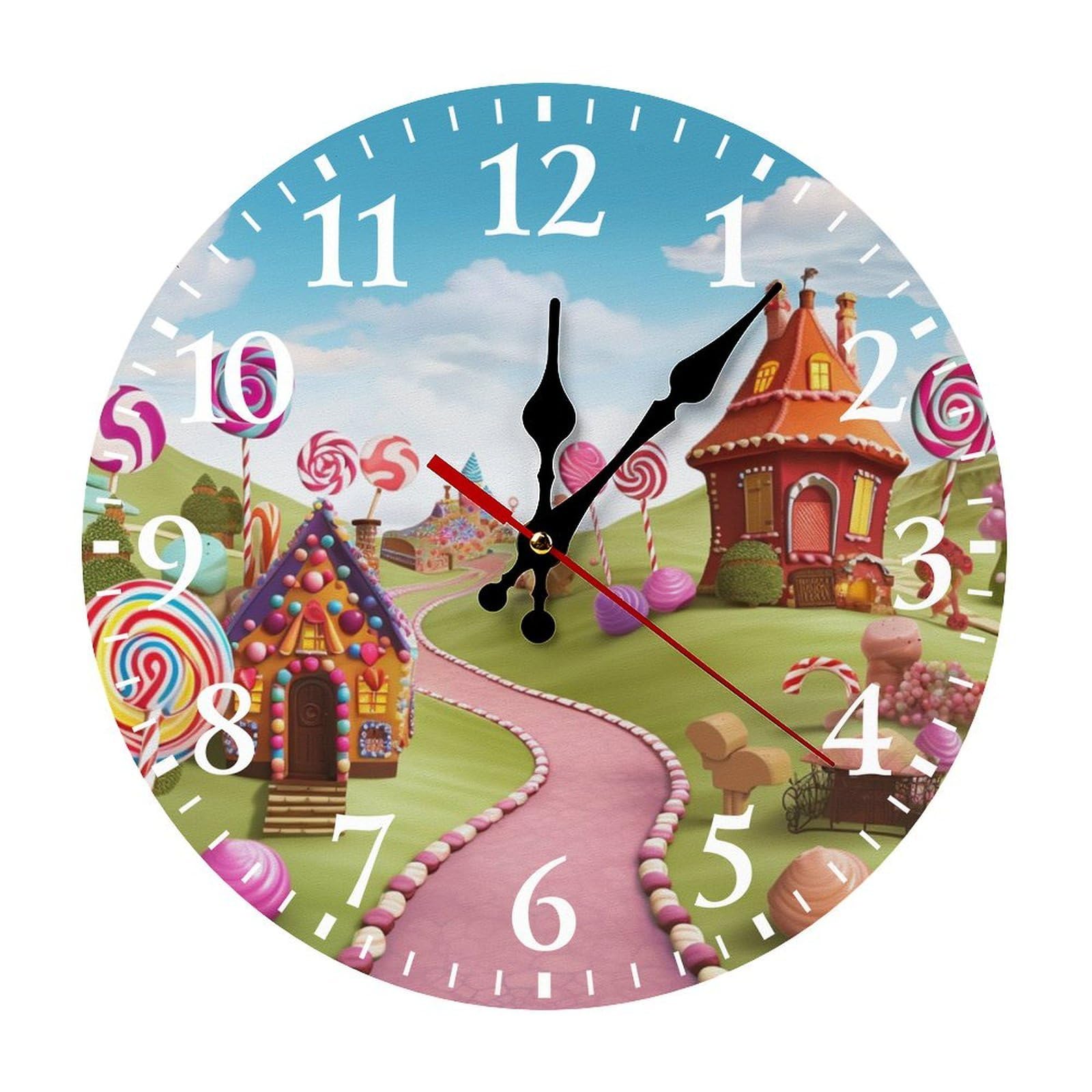 Horloge murale silencieuse Candy pour stopper le tic-tac dans la cuisine