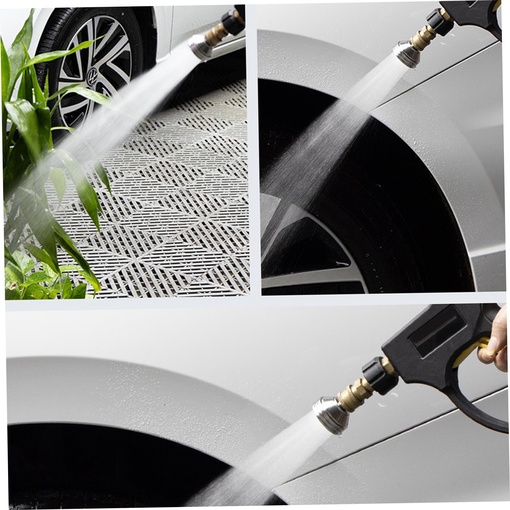 Pressure Washer Nozzle Multifunctional Stainless Steel Pressure Washer Tips with 1/4