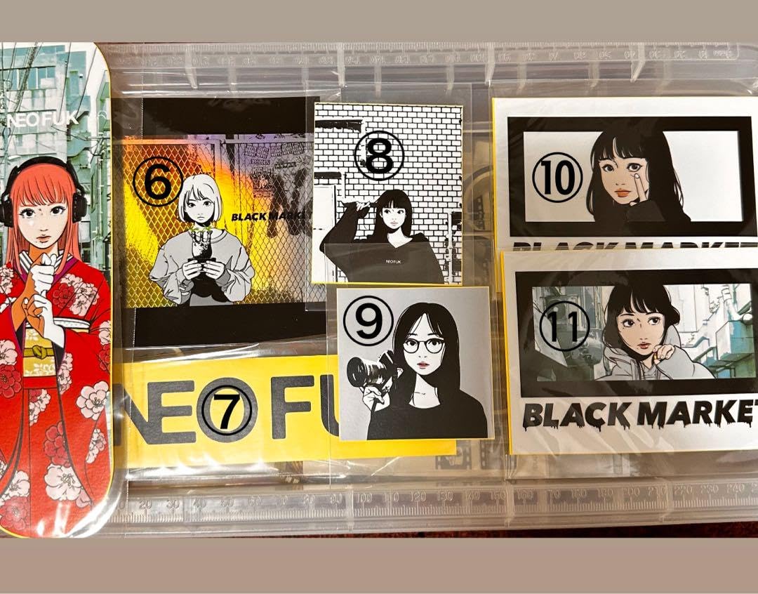 backsideworks ステッカーセット kyne ステッカーセット キネ 福岡 onair ステッカー